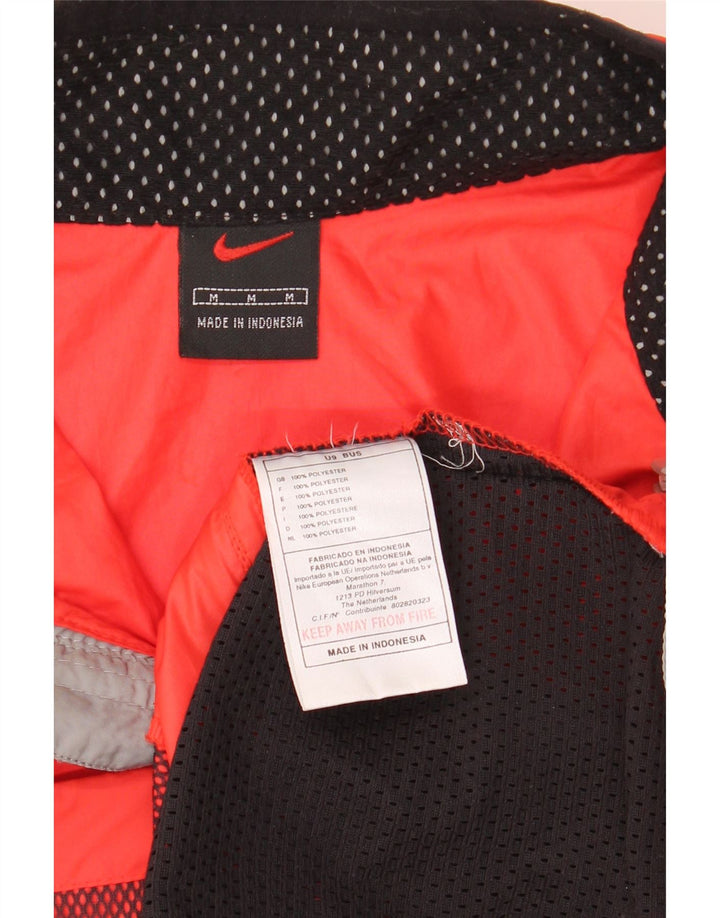NIKE Jaqueta masculina sem mangas com top de treino laranja médio bloco colorido