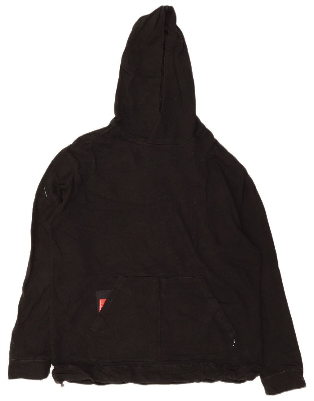 Suéter masculino Hurley com capuz grande algodão preto