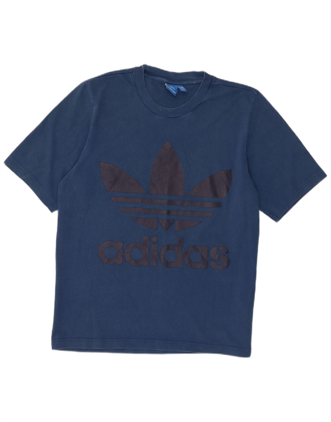 Adidas Camiseta Masculina Graphic Top Médio Algodão Azul Marinho