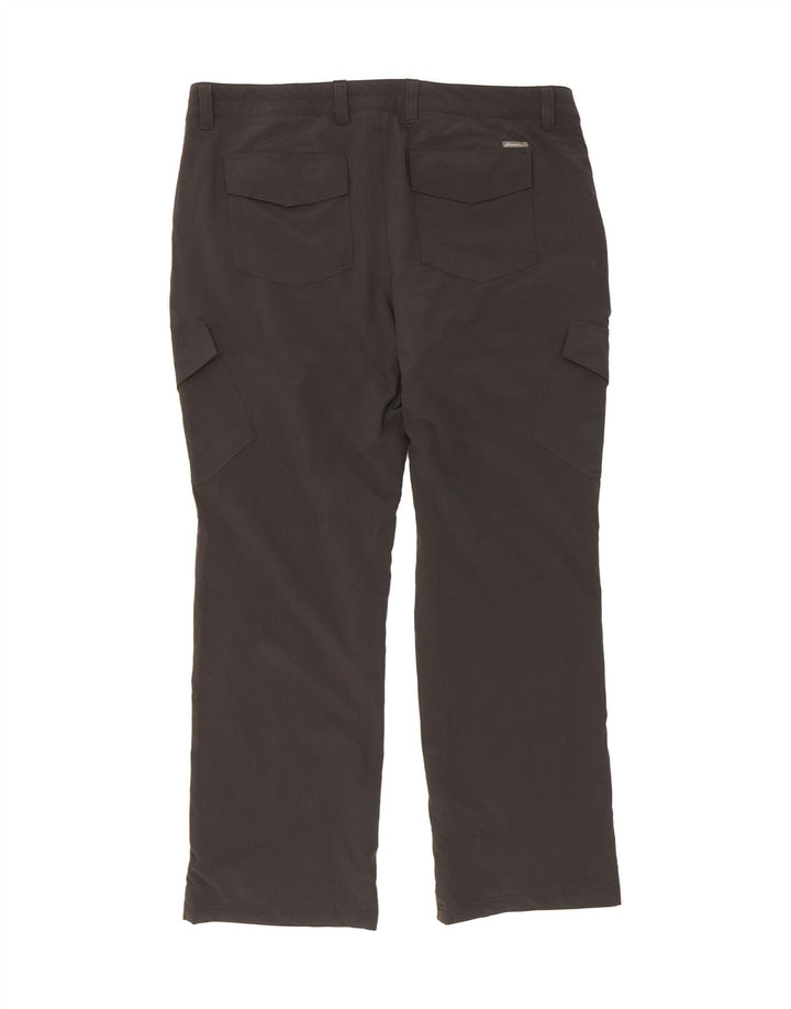 EDDIE BAUER Womens Straight Cargo Trousers US 18 2XL W40 L32 Black Vintage Eddie Bauer and Second-Hand Eddie Bauer from Messina Hembry 