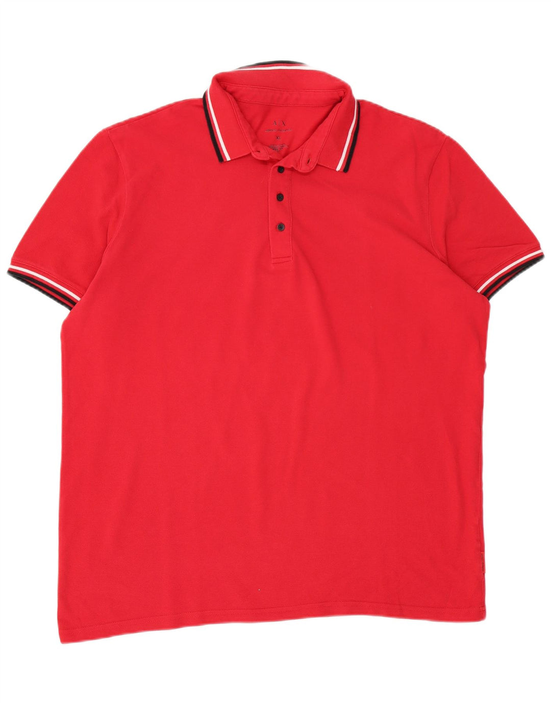 Camisa polo masculina Armani Exchange XL algodão vermelho