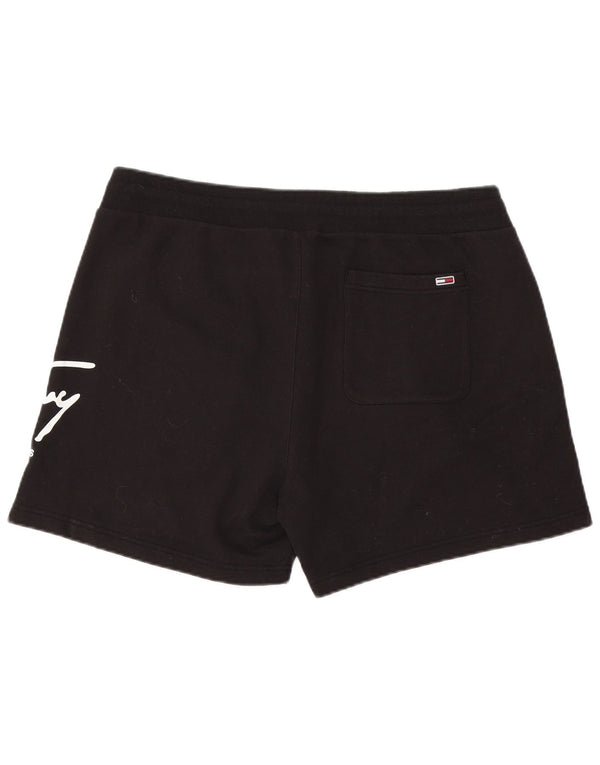 Shorts esportivos gráficos masculinos Tommy Hilfiger XL algodão preto