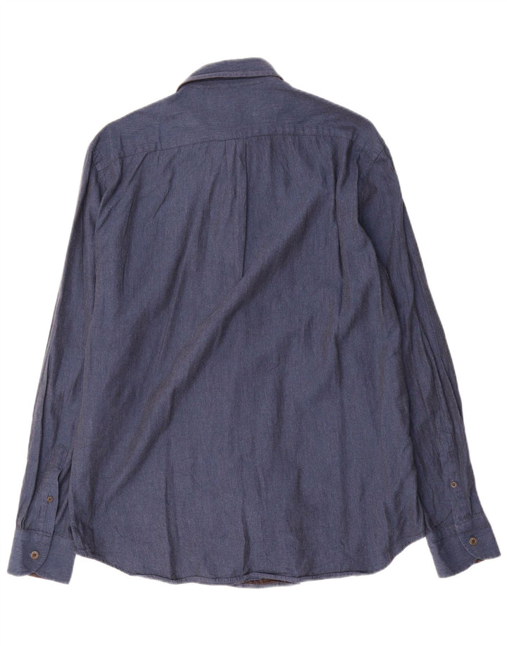 Camisa masculina Harmont & Blaine Regular Fit XL algodão azul marinho