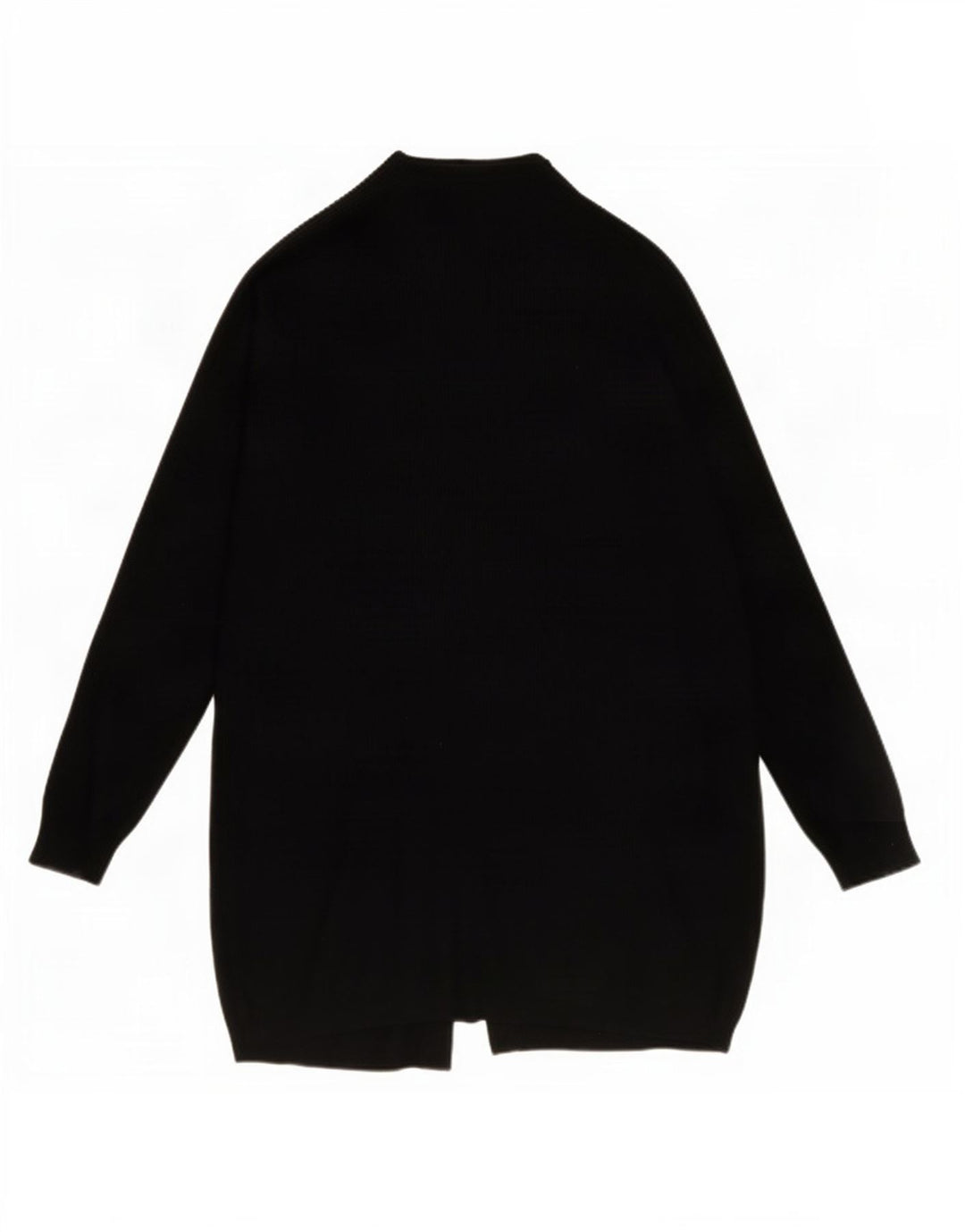 Suéter cardigã aberto feminino Marks & Spencer Reino Unido 14 viscose preta média