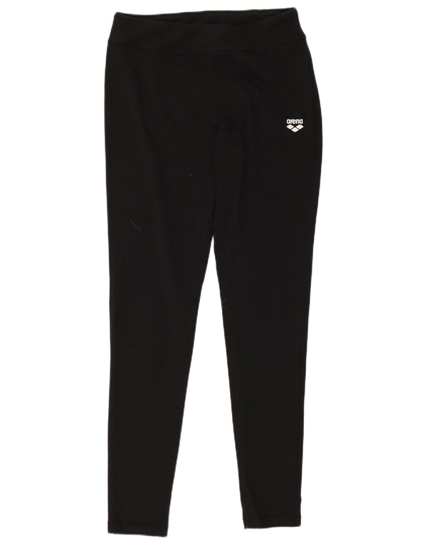 Arena Leggings Femininas UK 12 Médio Algodão Preto
