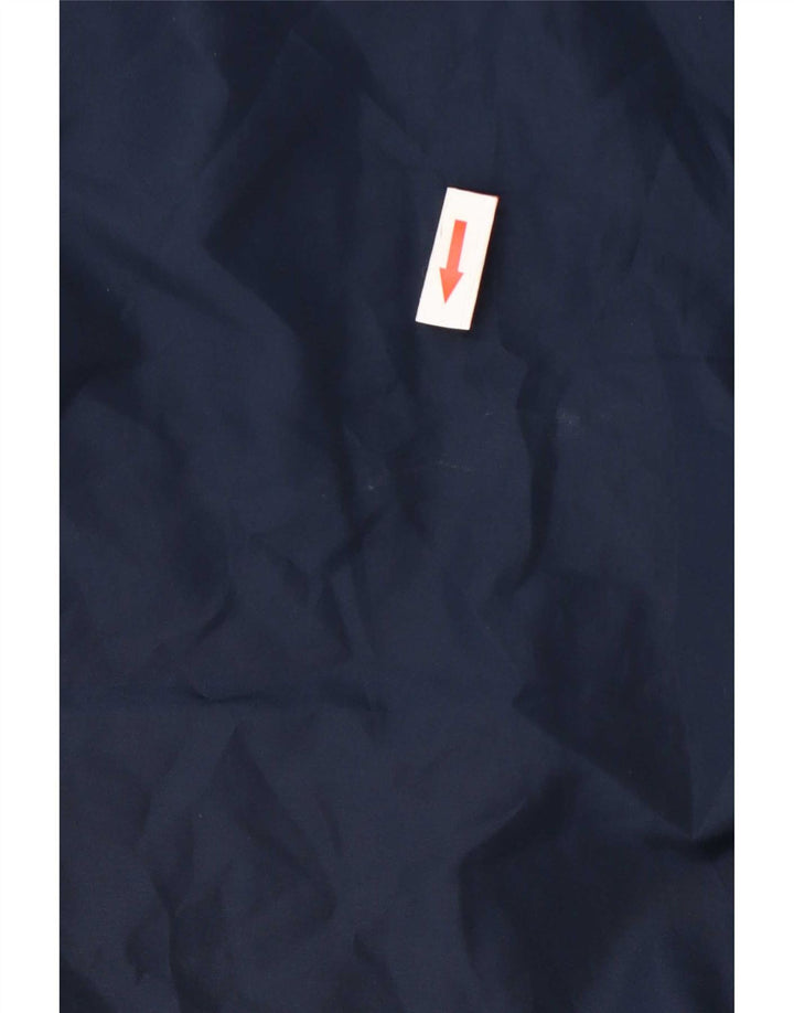 Shorts esportivos masculinos Adidas grande poliéster colorblock azul marinho