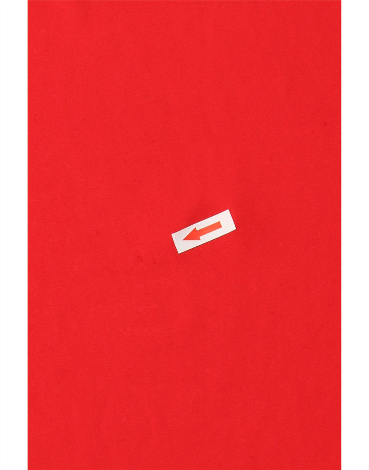 Camiseta masculina Nike Dri Fit Top grande bloco colorido vermelho