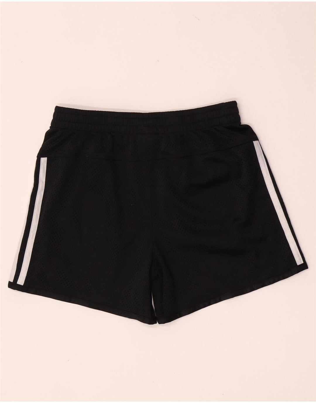 Shorts esportivos Adidas meninos 8-9 anos pequeno poliéster preto