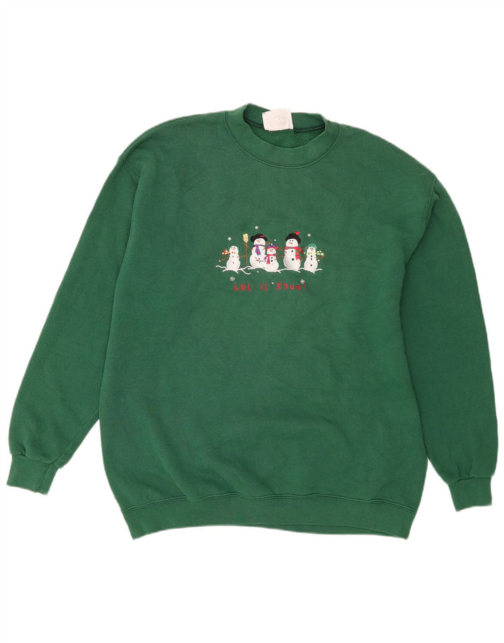 Lee moletom masculino gráfico jumper grande algodão verde