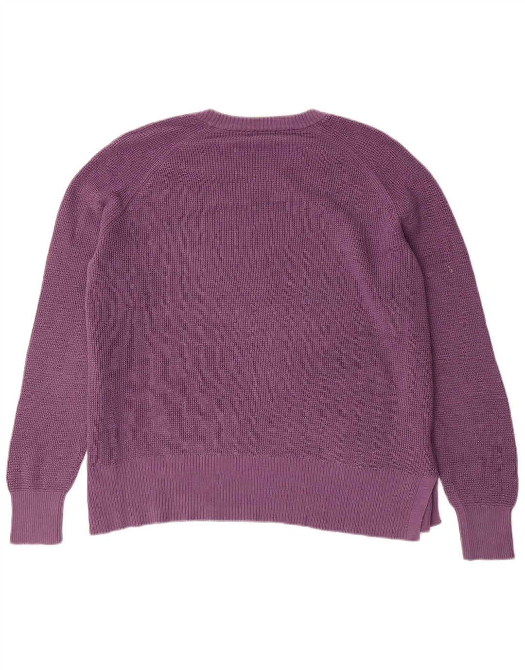 EDDIE BAUER Suéter feminino oversized com gola redonda Reino Unido 18 XL roxo