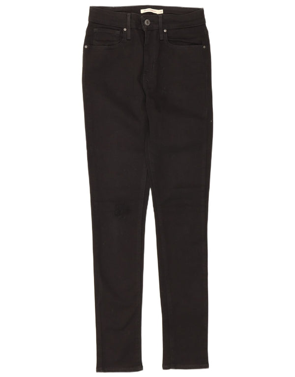 Calça jeans feminina Levi's 721 High Rise Skinny W28 L30 algodão preto