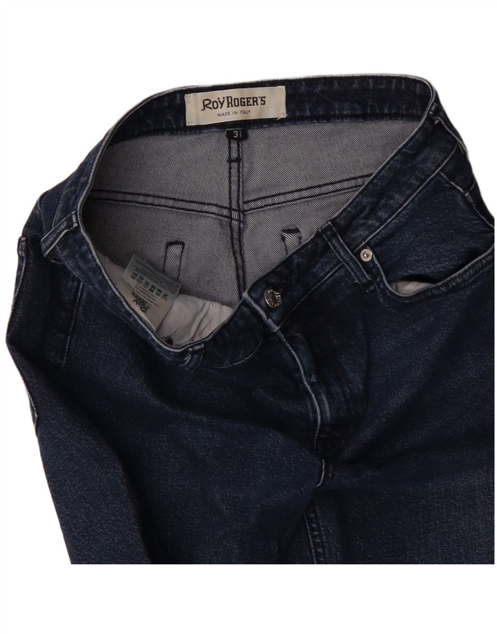 ROY ROGERS Womens Straight Jeans W31 L27 Blue Cotton