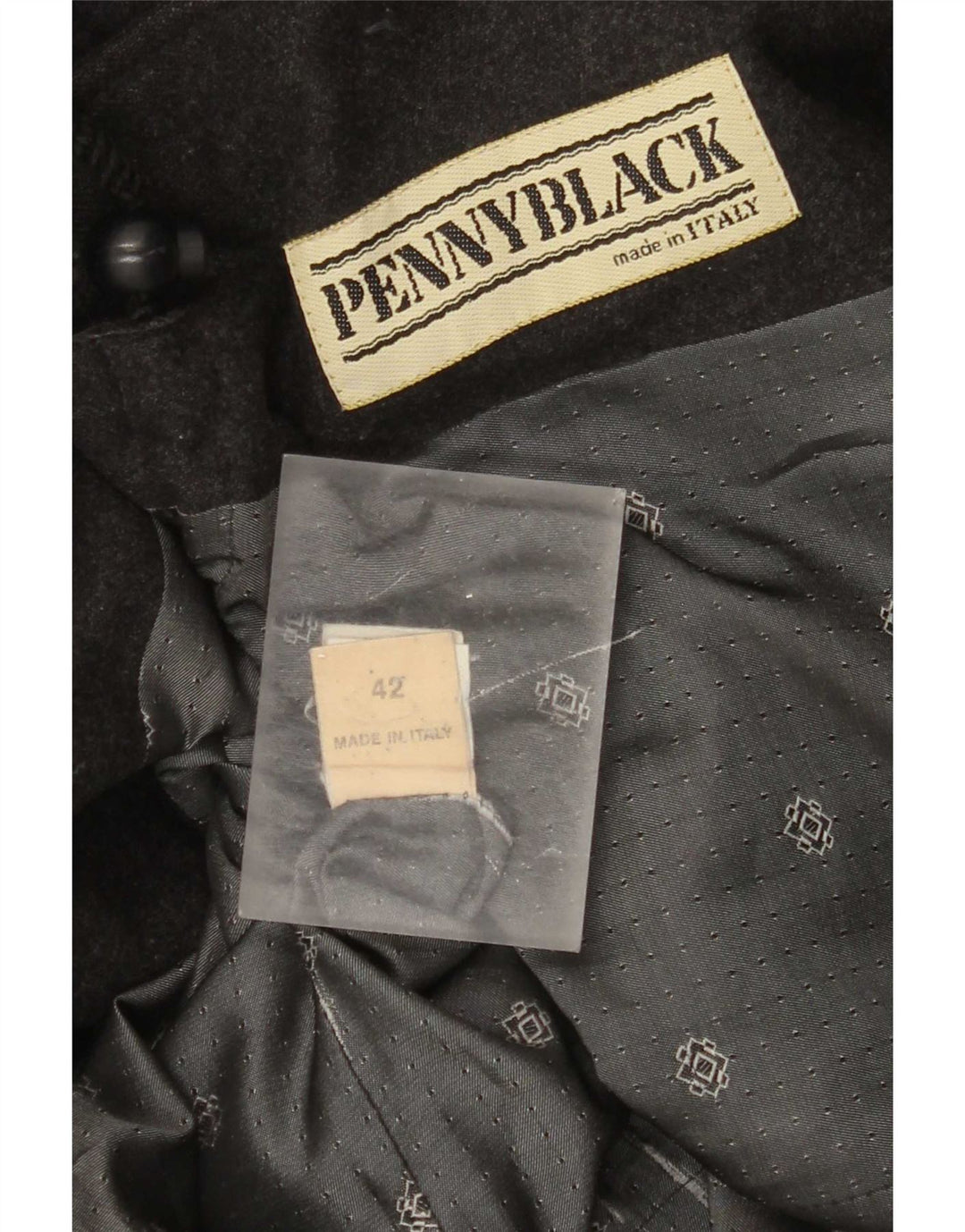Jaqueta blazer feminina Penny Black com 3 botões IT 42 lã cinza médio