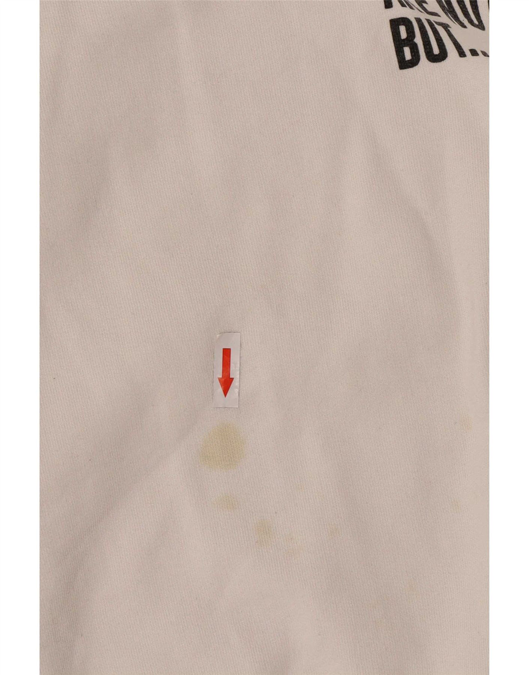 Zara moletom feminino com ajuste regular gráfico grande branco