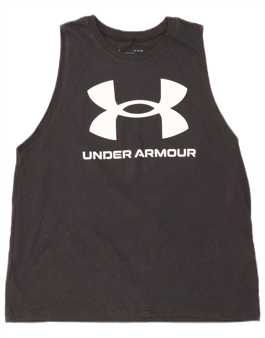 Colete gráfico feminino Under Armour UK 12 algodão preto médio