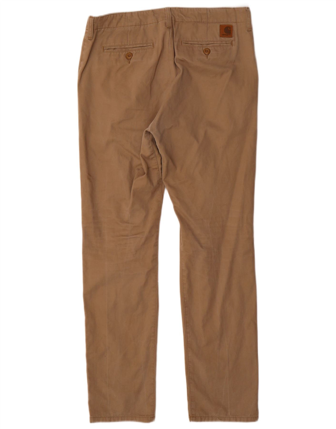Calça Chino Masculina Slim CARHARTT W34 L32 Algodão Bege