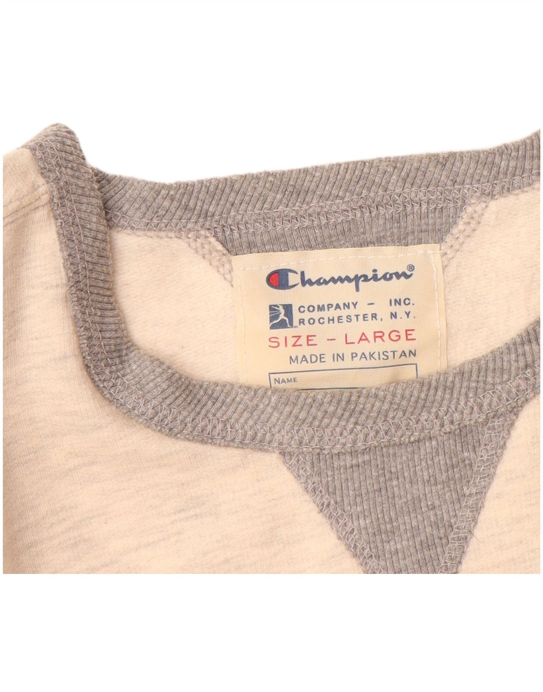 CAMPEÃO Masculino Minnesota Gophers moletom grande off white