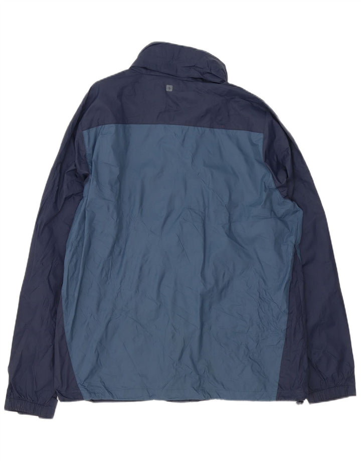 Jaqueta de chuva masculina MOUNTAIN WAREHOUSE Reino Unido 40 grande bloco colorido azul marinho