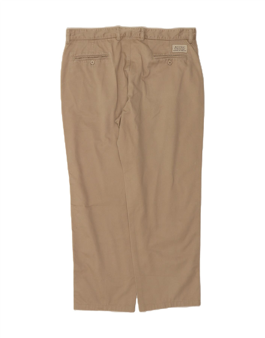 AVIREX Mens Straight Chino Trousers W38 L30 Beige Cotton Vintage Avirex and Second-Hand Avirex from Messina Hembry 