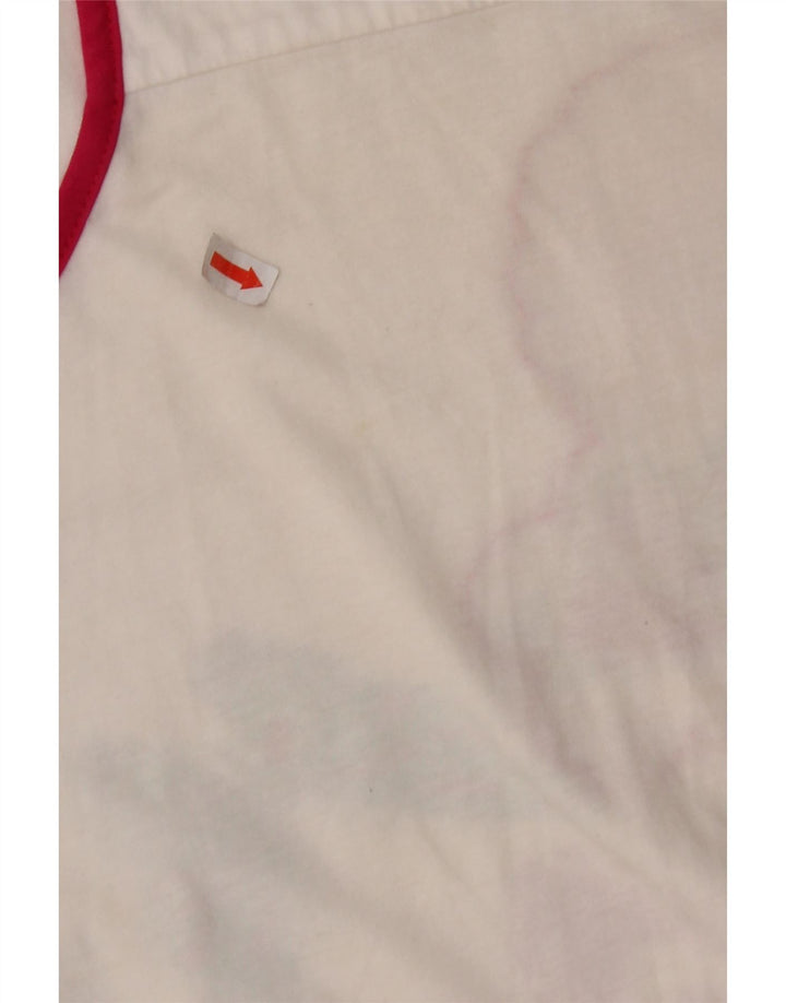 DESIGUAL Vestido túnica estampado sem mangas para meninas 11-12 anos branco floral