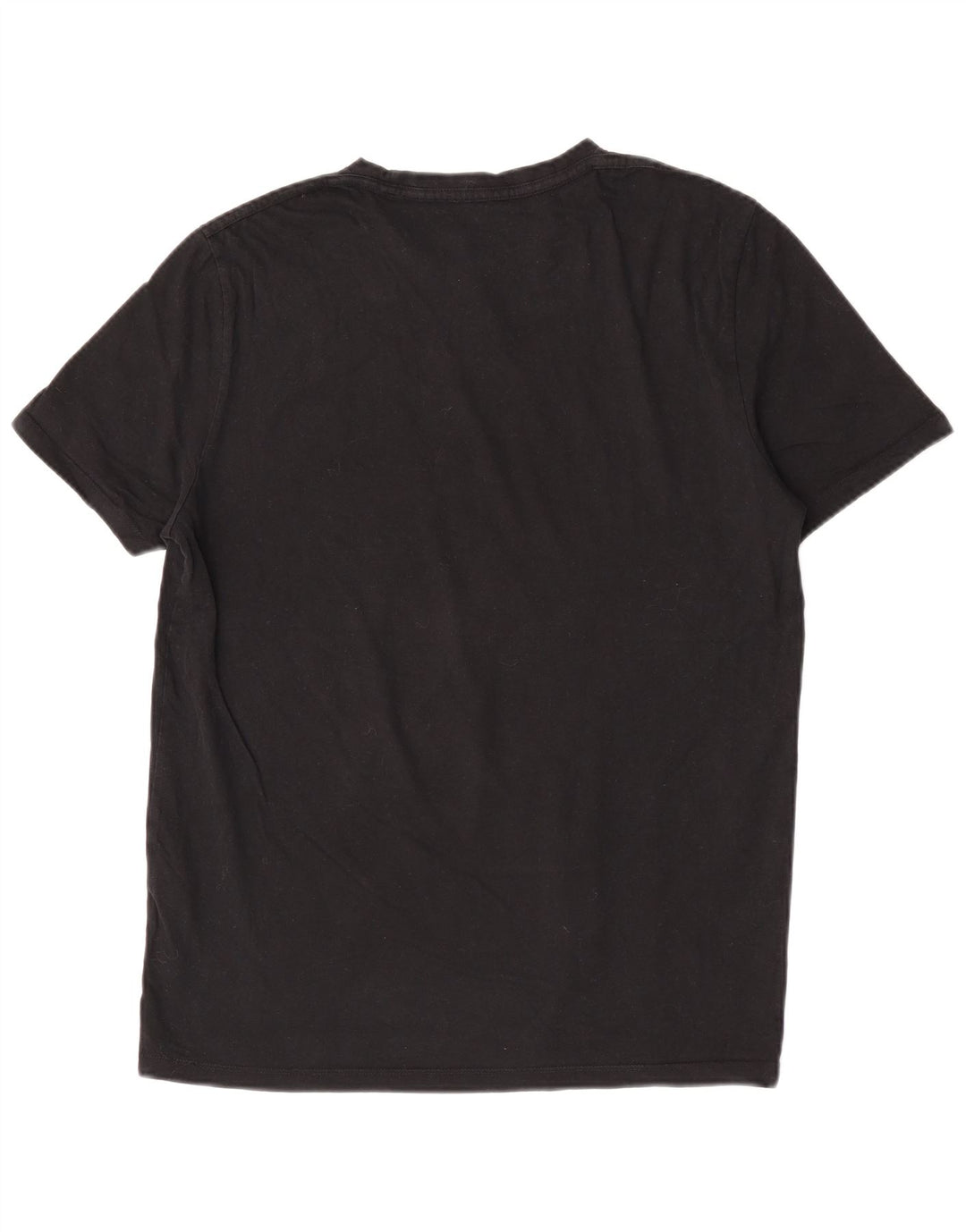 Camiseta masculina All Saints Top grande de algodão preto