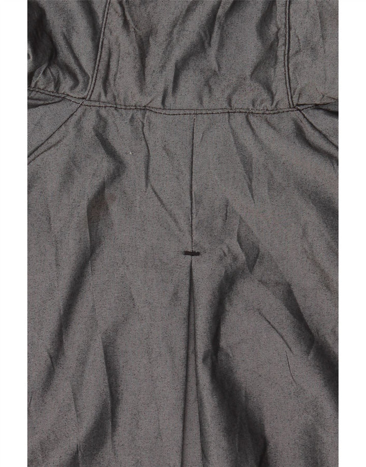 Jaqueta de chuva masculina Nike com capuz UK 38 cinza médio Colourblock Nylon