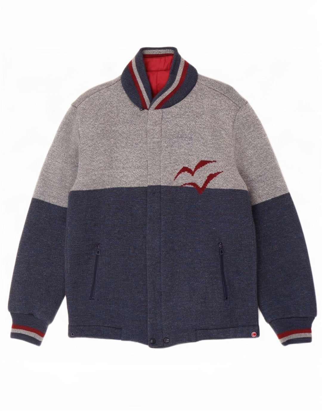 Jaqueta masculina gráfica reversível Colmar IT 52 XL azul marinho Colourblock