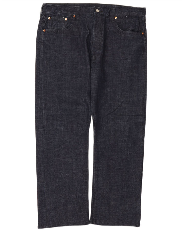 Calça jeans reta masculina Levi's W38 L29 azul marinho