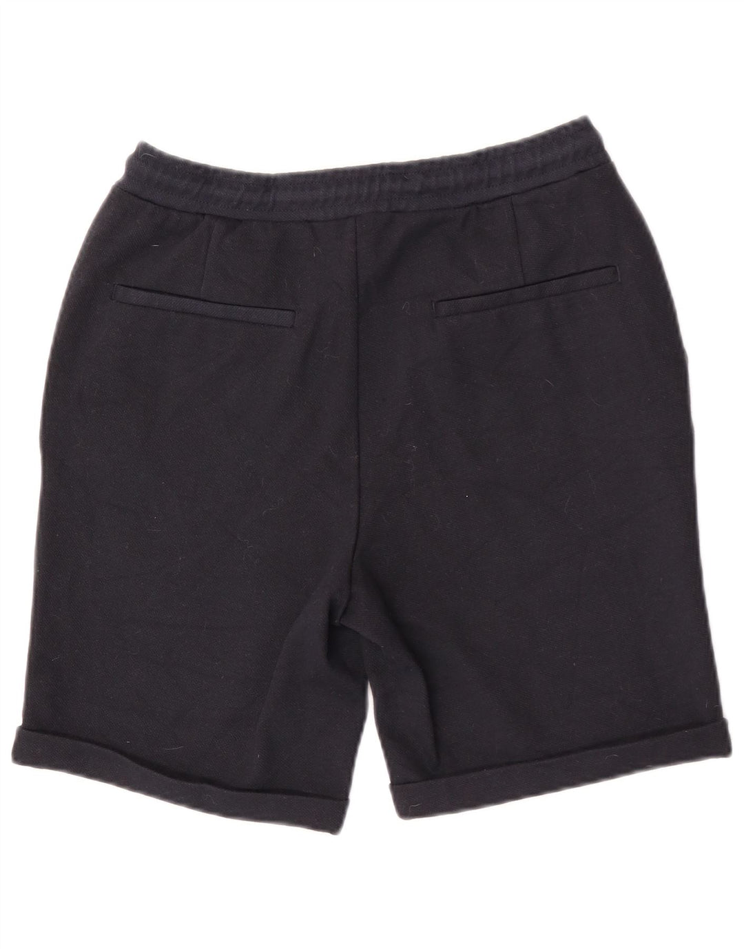 Zara Mens Sport Shorts Médio Azul Marinho