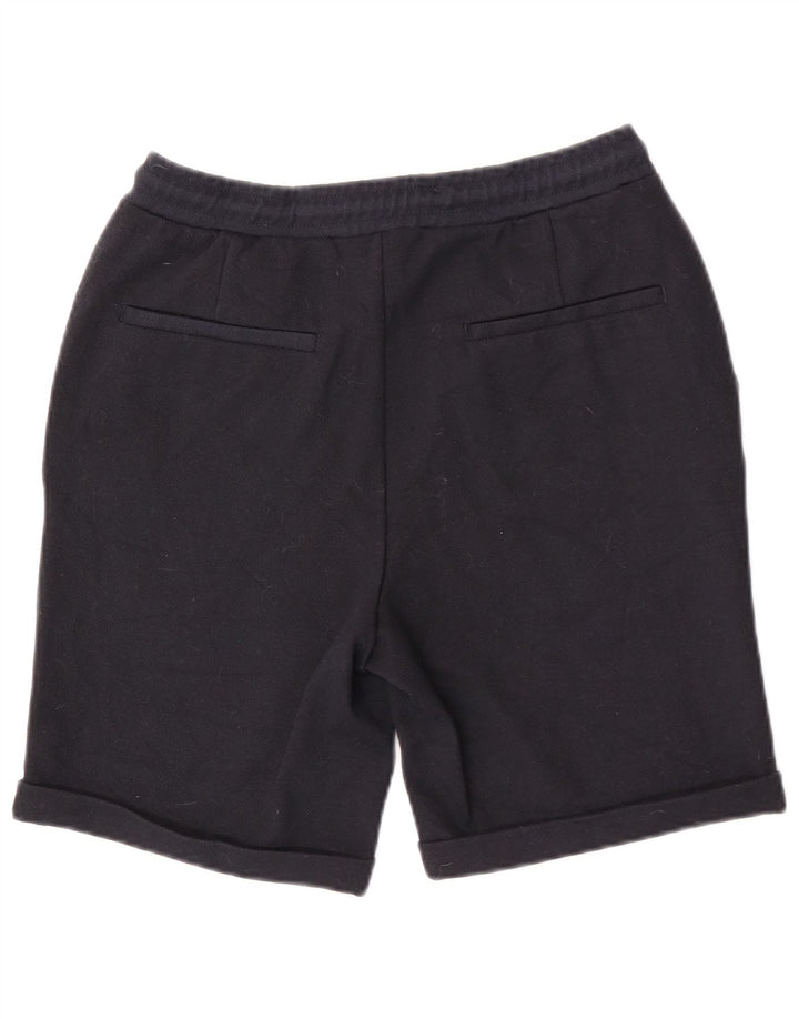 Zara Mens Sport Shorts Médio Azul Marinho
