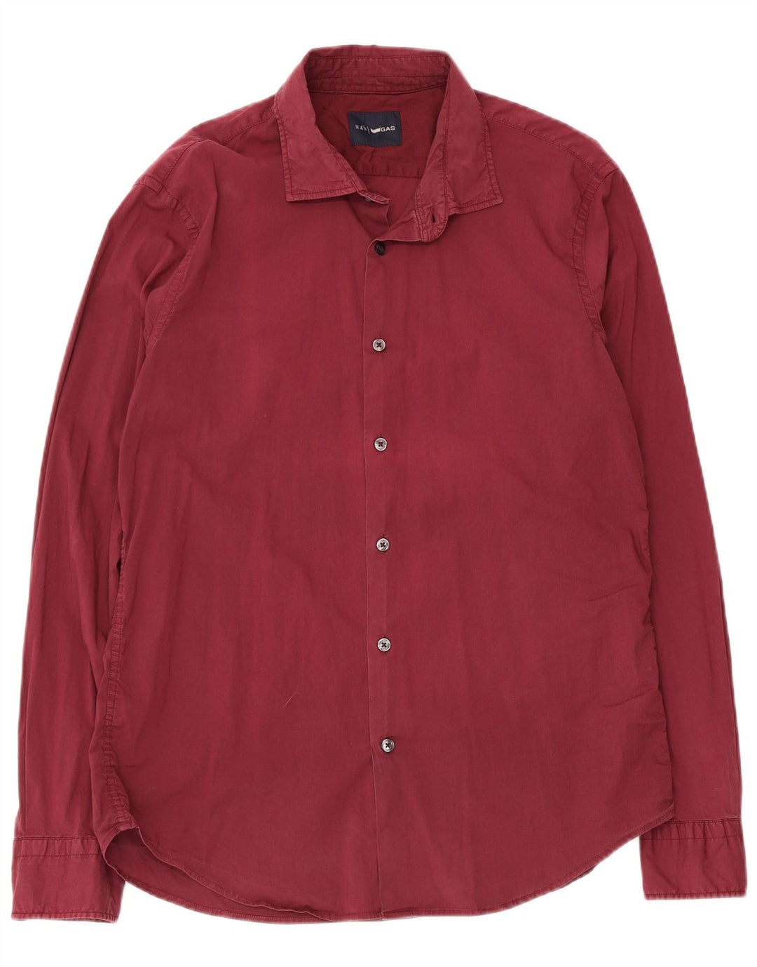 Camisa masculina Gas XL algodão Borgonha