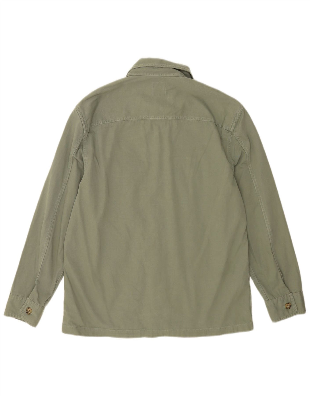 Camiseta masculina Marks & Spencer de algodão verde médio