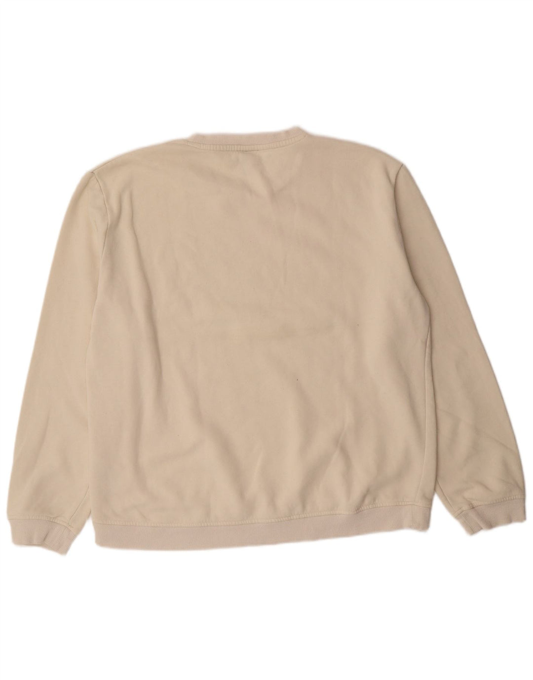 ELLESSE moletom feminino gráfico jumper UK 20 2XL algodão branco
