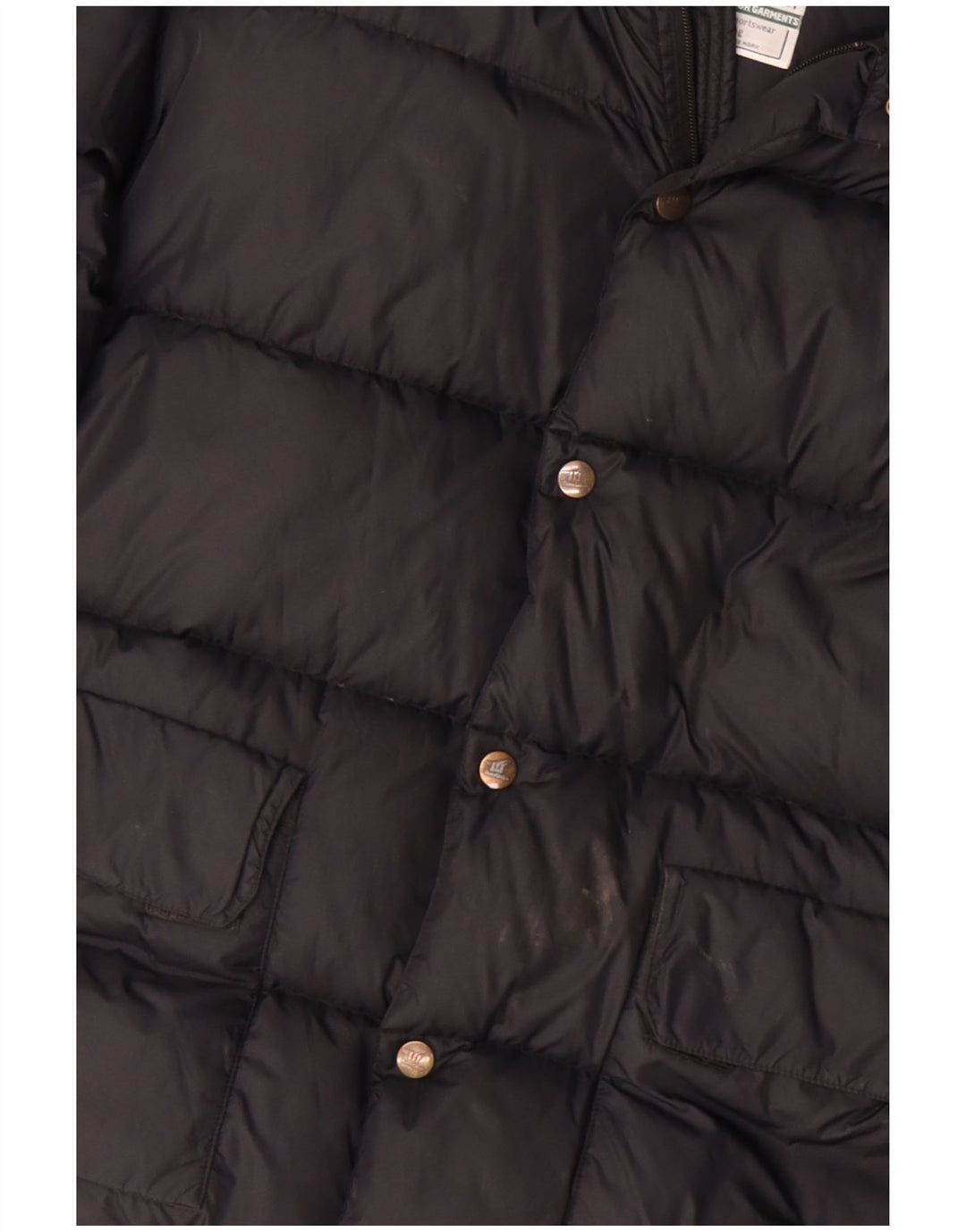 Jaqueta masculina acolchoada de ajuste solto HENRY COTTONS IT 48 médio preto