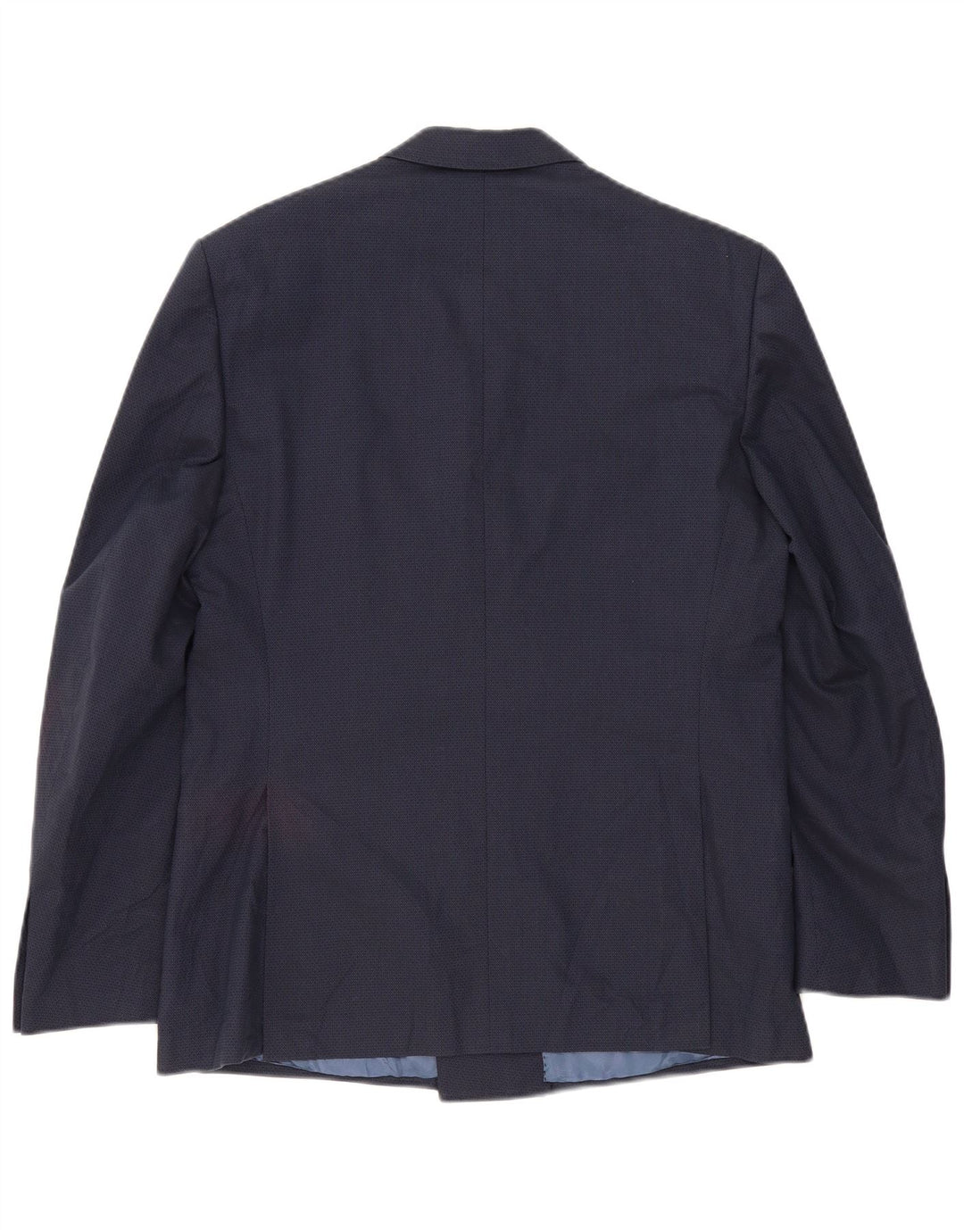 Jaqueta blazer masculina Marks & Spencer com peito duplo Reino Unido 42 grande azul marinho