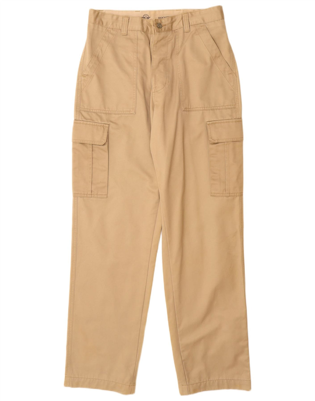 Calça cargo masculina Dockers reta W33 L34 algodão bege