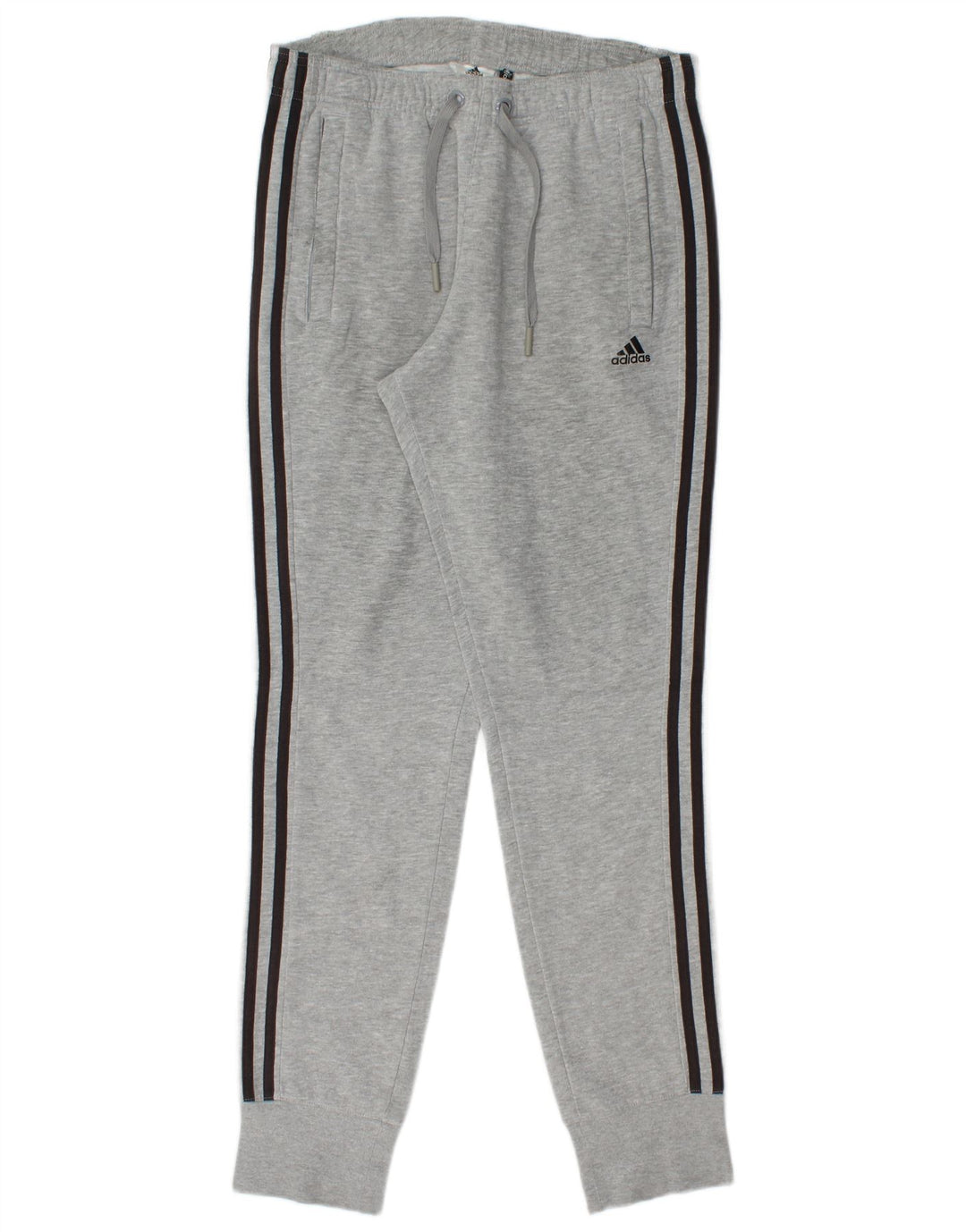 ADIDAS Mens Climalite Calças de treino joggers pequenas cinza