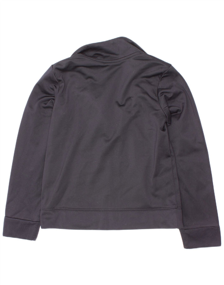 Jaqueta Nike Girls Tracksuit Top 6-7 Anos Grande Poliéster Preto
