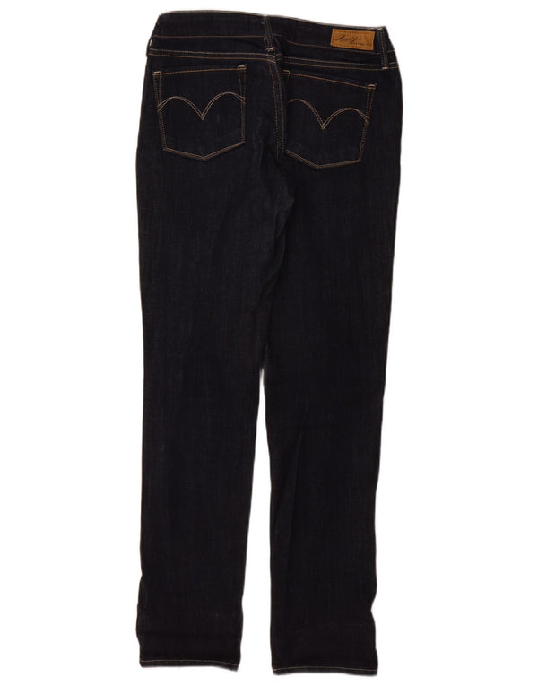 Calça jeans feminina Levi's Slight Curve Slim W27 L31 azul marinho algodão