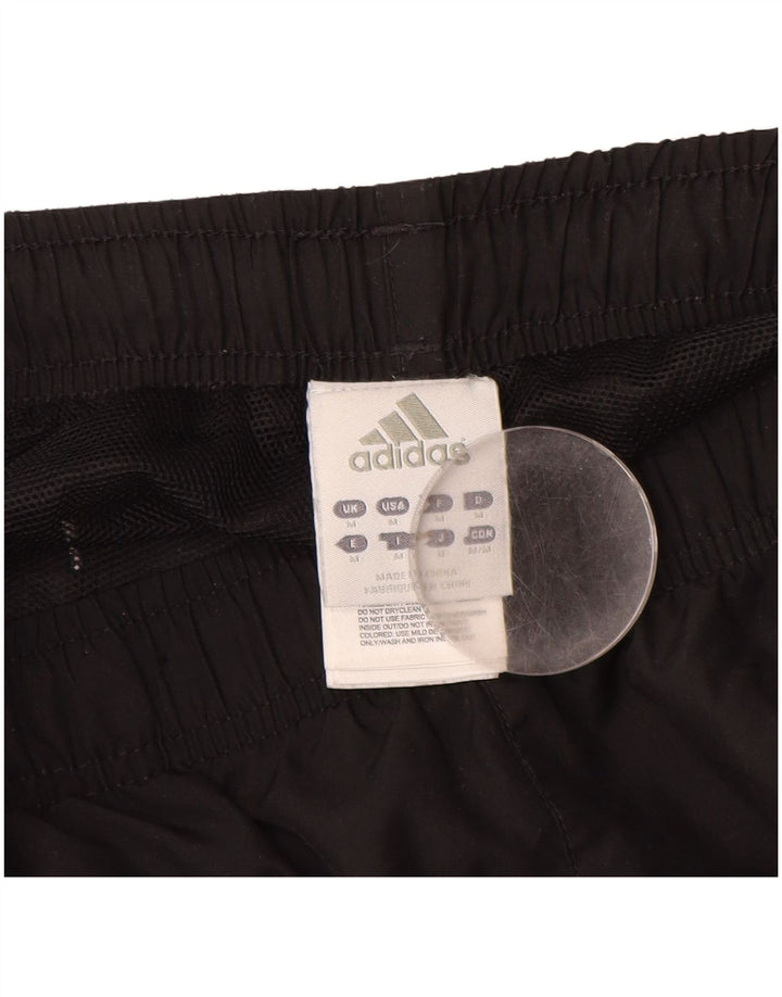ADIDAS Mens Graphic Tracksuit Calças Médias Preto Poliéster
