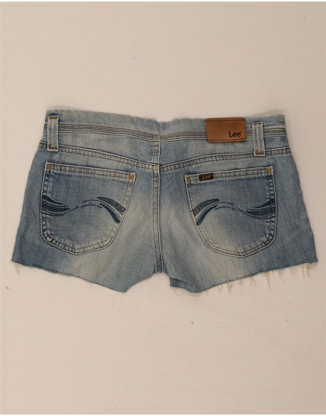 Shorts jeans feminino Lee W32 grande azul