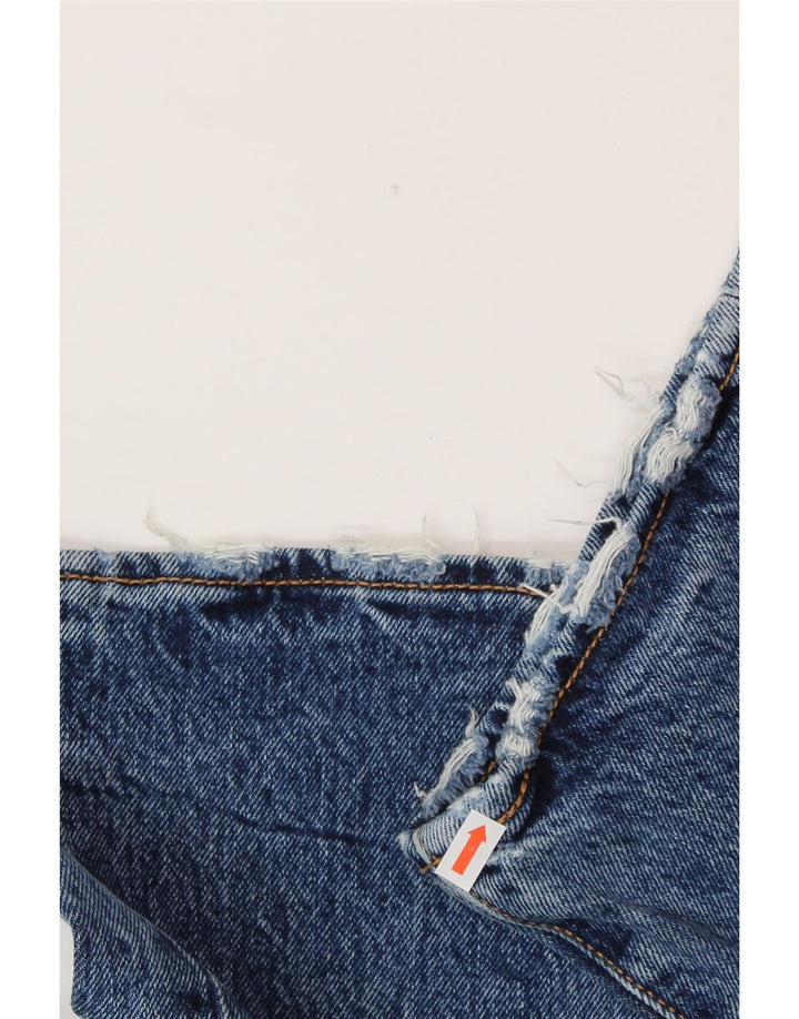 LEVI'S Masculino 501 Straight Jeans W33 L30 Azul Algodão