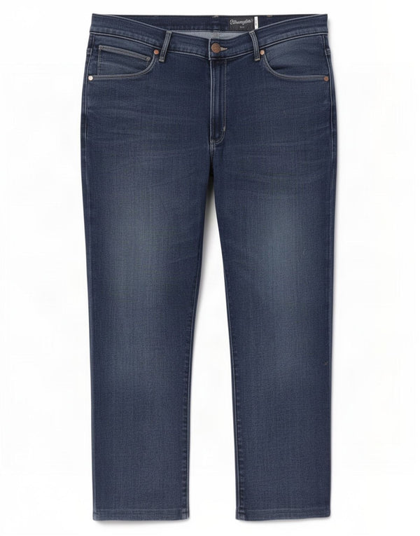 Wrangler Mens Larston Slim Jeans W36 L28 Azul Algodão