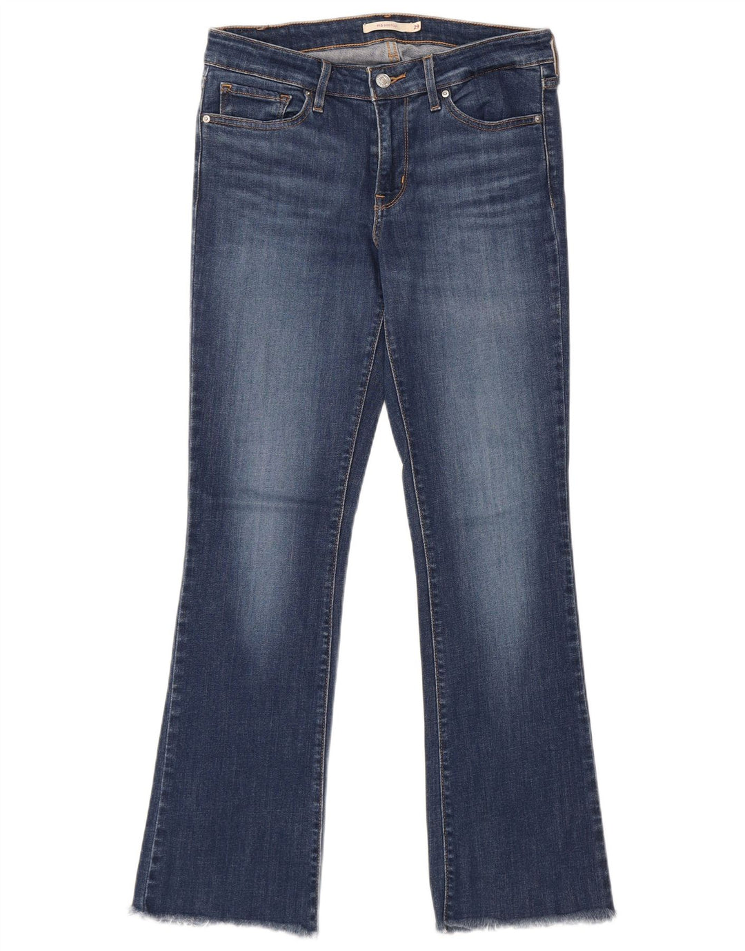 Calça jeans feminina LEVI'S 715 Bootcut W29 L29 azul algodão