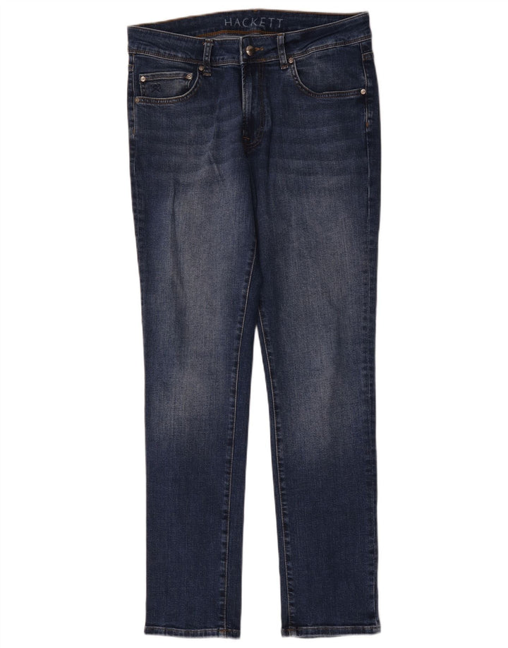 Hackett Jeans Slim Feminino W32 L31 Azul Algodão