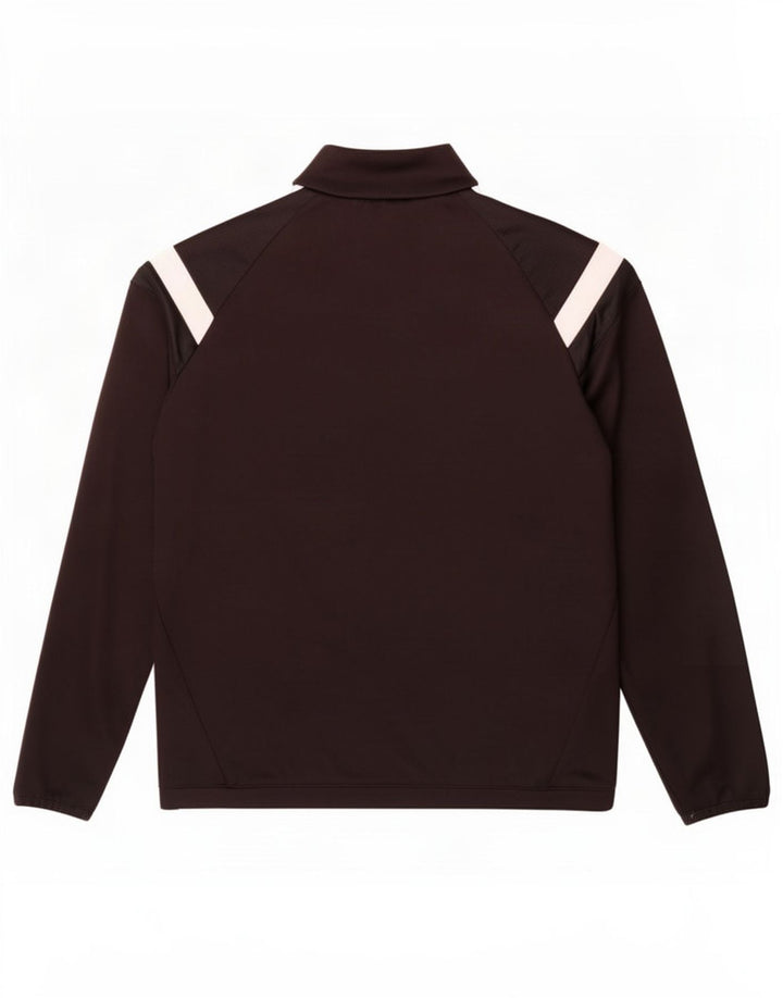 Adidas Meninos Climacool Zip Neck Pullover Treino Top 11-12 Anos Preto