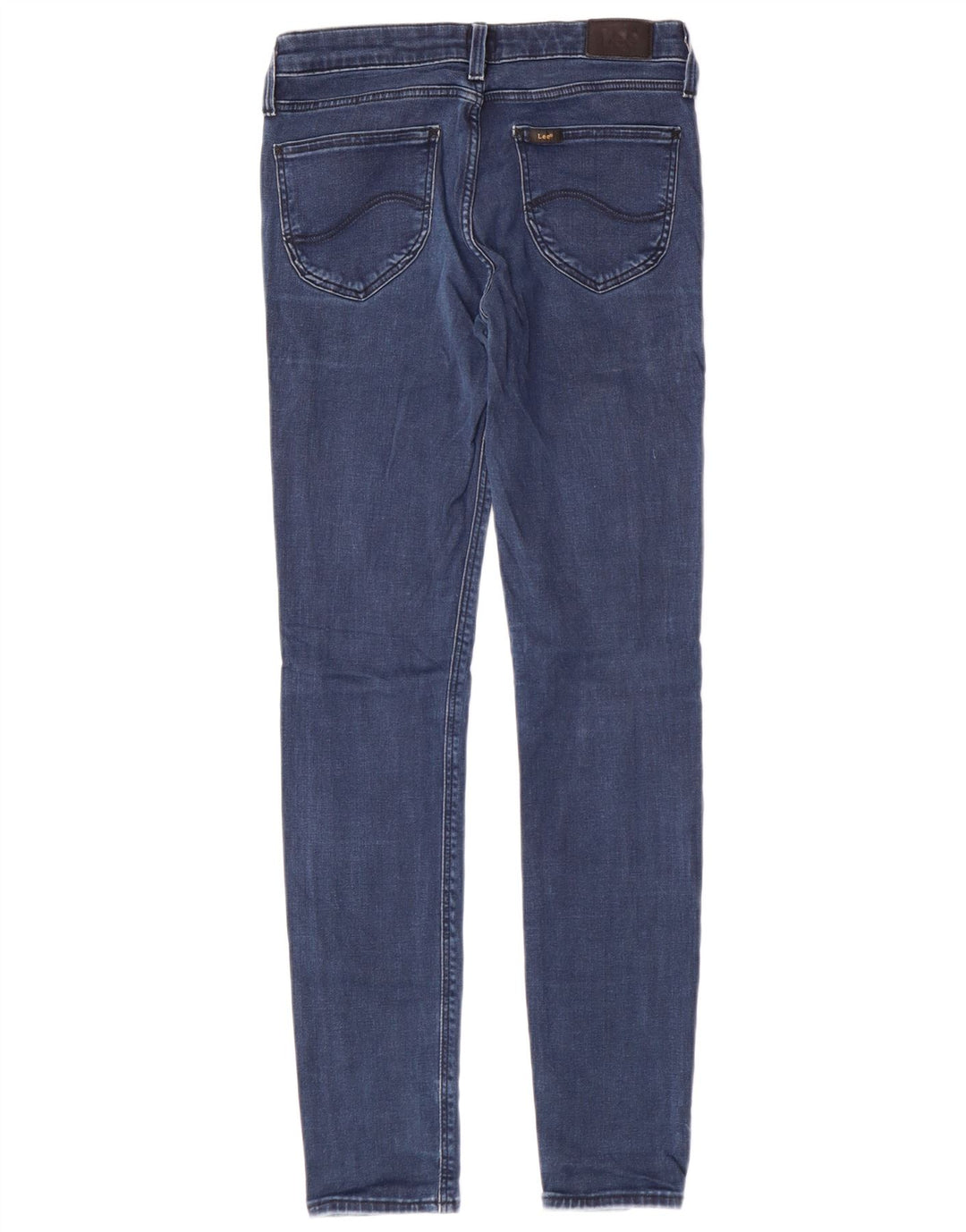 Lee Womens Scarlett Skinny Jeans W27 L29 Azul Algodão