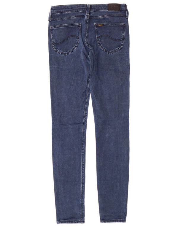 Lee Womens Scarlett Skinny Jeans W27 L29 Azul Algodão