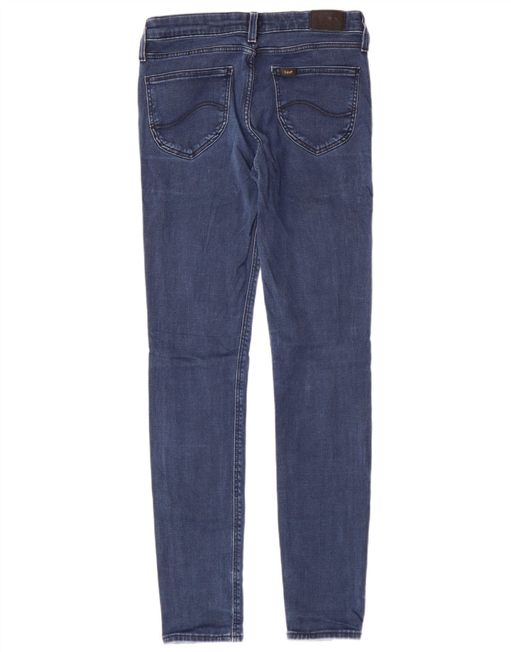 Lee Womens Scarlett Skinny Jeans W27 L29 Azul Algodão