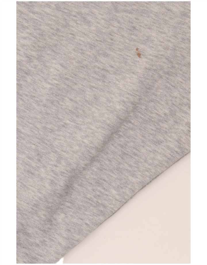 Puma moletom masculino jumper grande algodão manchado cinza